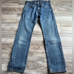 Levi's Men's 505 Straight Blue Jeans